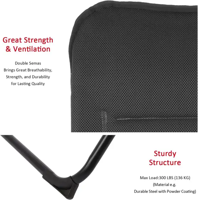 NEW SUNNYFEEL Garden Camping Deck Chair Folding with Footrest in Patio & Garden Furniture in London - Image 5