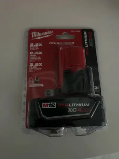 Milwaukee M12 XC4.0 Battery, View more