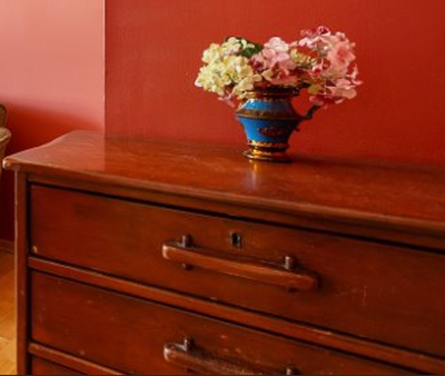 Vintage wood dresser, View more
