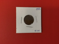 1955 Canada small       penny