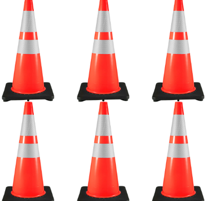 Safety Cones | Cônes de Signalisation en PVC, View more