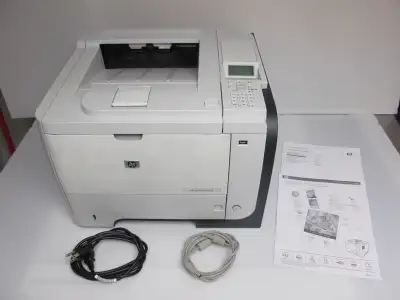 HP P3015 Enterprise Duplex laser fully working %60 toner, View more