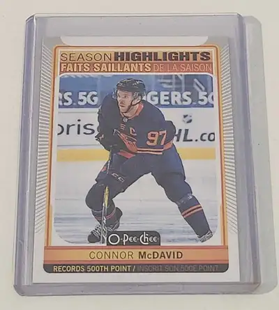 Connor McDavid hockey card , View more