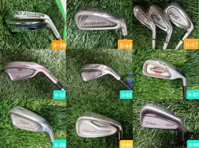 7 – GOLF SINGLE IRONS - High End to Entry Level –See Description, Voir plus