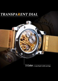 Wrist watch for men plus a free real yellow chain gold Necklace.