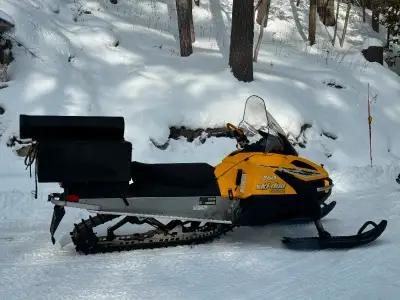 Good condition. Electric start. Great sled for ice fishing. Studded. High windshield. Floats on deep...
