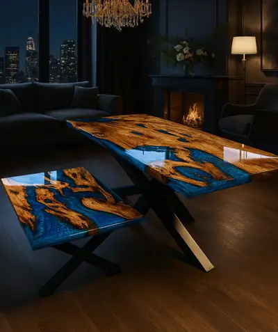 Epoxy Table, View more
