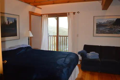 post and beam furnished Guest House at Equinisity Retreats from October to May. Beautiful 320 acre r...