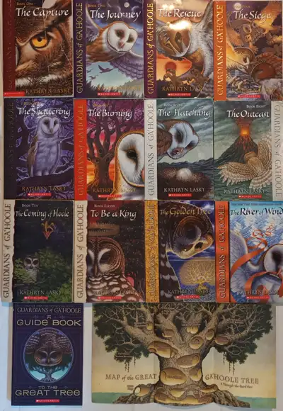 Guardians of Ga'Hoole 13 Books Kathryn Lasky, Guide, Map, View more