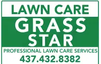 Grass star - lawn mowing