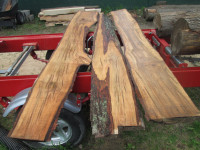 Planche bois vif - Live edge bark edge boards 1 inch thick