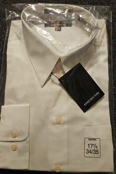 Men's Jones New York Dress Shirt - White, BRAND NEW, View more
