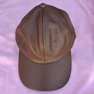 Leather brown Jamort Lead the World 1985 Hat, View more