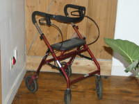 Rollator Walker Dana Douglas Elan TALL burgundy