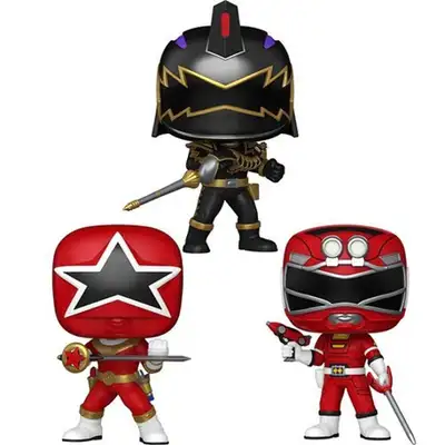 Funko POP TV Power Rangers Generations Dino Zeo Turbo Set Of 3, View more