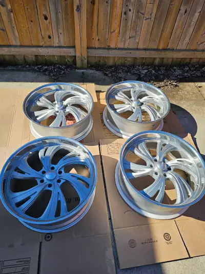I am selling a set of four 24-inch rims, perfect for an F150, that will add a touch of elegance to y...
