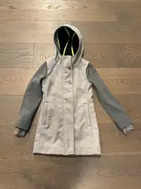 Ivivva by Lululemon gray spring jacket sz 6 Ret $298 EUC Toronto