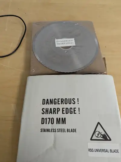 Universal Stainless Steel Blade RSG D170mm - New, View more
