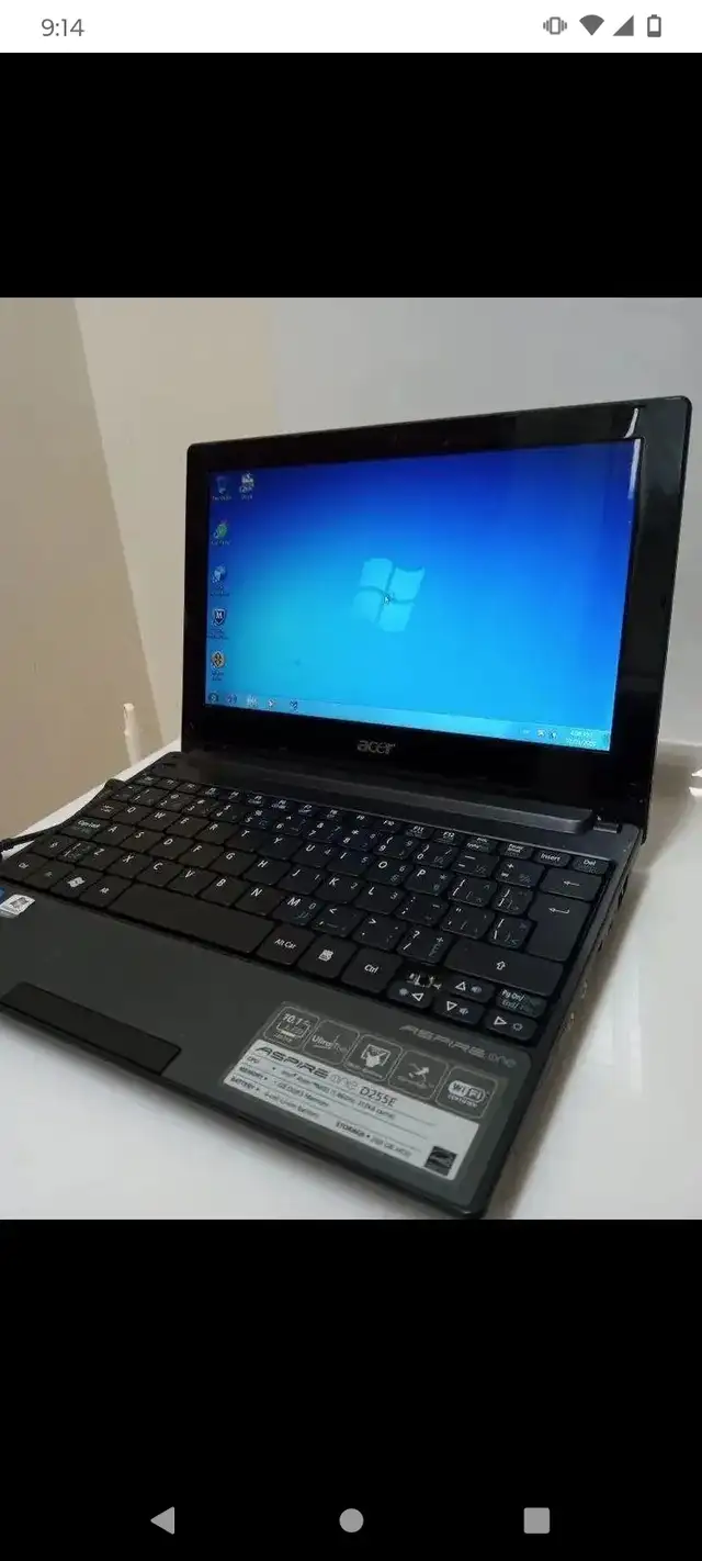 ASPIRE ONE MINI NOTEBOOK LAPTOP, WINDOWS 7, FACTOR433376829123471361
