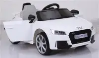 Audi TT RS 12V Child, Baby, Kids Ride On Car w Music, Mirrors