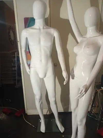 like new mannequins $290 for both, View more
