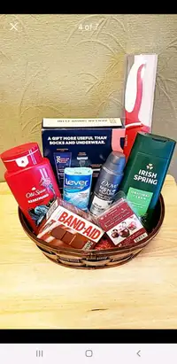  Gift Baskets  $35 for Him