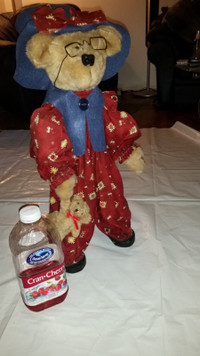 Decorative stuffed bear.