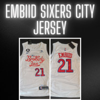 Joel Embiid Philadelphia 76ers City Jersey Medium