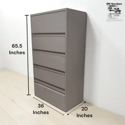 Teknion Filing Cabinet File Storage Work Organizer W/ Key K8159, View more