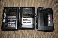 Vintage Sony Walkman cassette players