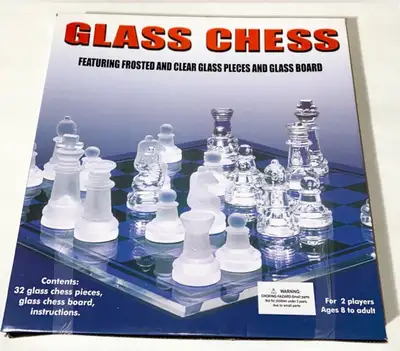 Glass Chess Board Game, View more