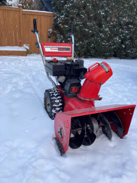 8 HP 24" 2 Stage Snow Blower with Electric Start
