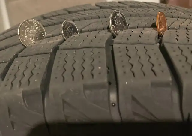 4-Michelin Latitude X-Ice 225/65 R17 Winter Tire  & 4-Nissan Rim in Tires & Rims in City of Toronto - Image 10