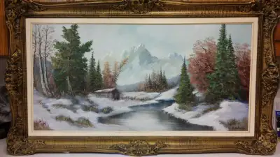 Paul Hyttinen is listed Canadian artist. He lived and worked in Ontario. This is a good example of h...