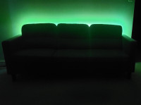 WAYFARE Light Activated Sofa Couch W/Ottoman Reg $899.00
