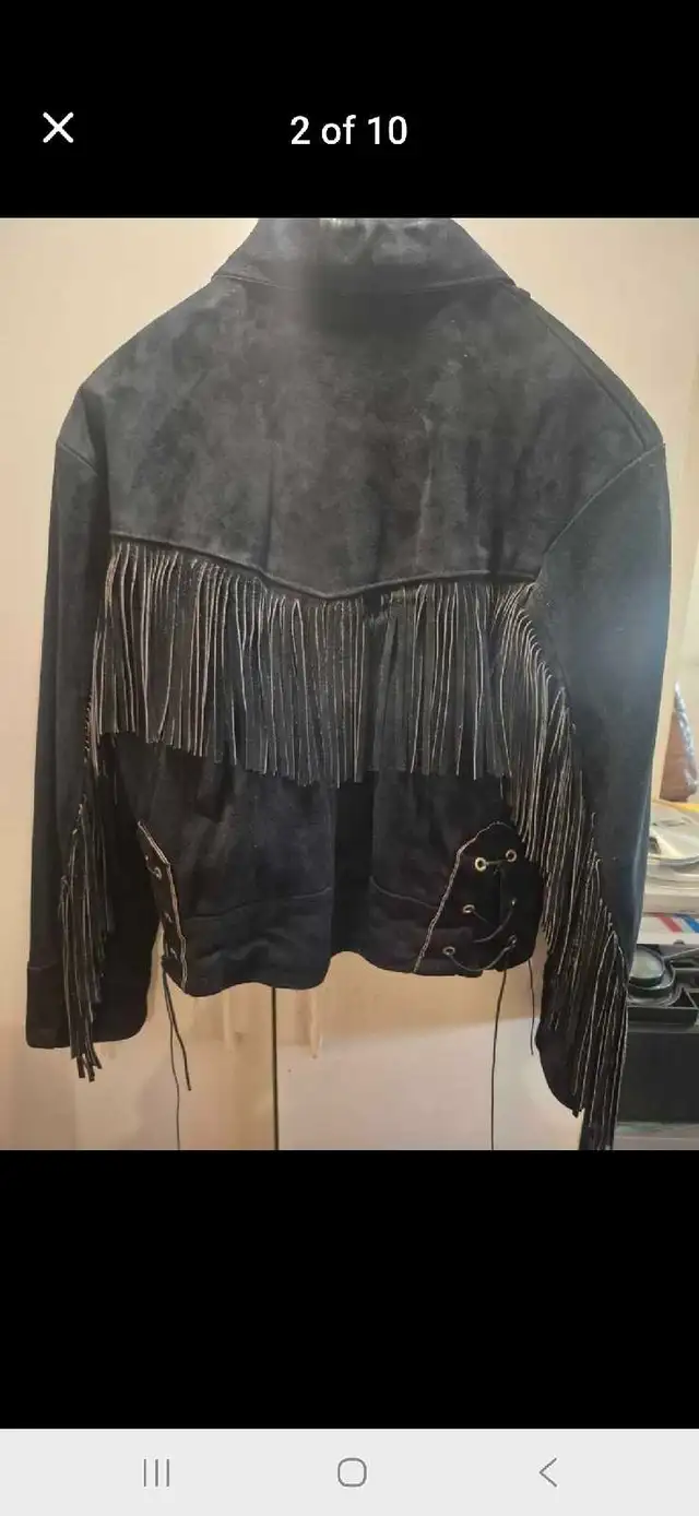 Custom Made Heavy Suede Jacket Rolling Stones in Other in City of Toronto - Image 3