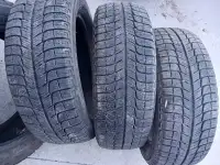 185 60 r15 THREE USED MICHELIN XICE WINTER TIRES FOR SALE NOW