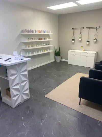 Reception area, three offices, storage room and private washroom. In a quiet building on main street...