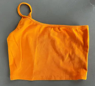 Brand new one strap Tangerine knit tank top.