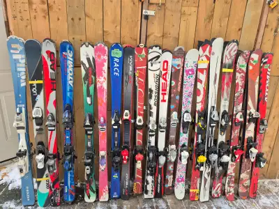 Used skis, snowboards, snow blades, boots for sale, View more