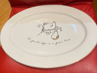 12 Days of Christmas Oval Platter  by Maxwell &amp; Williams