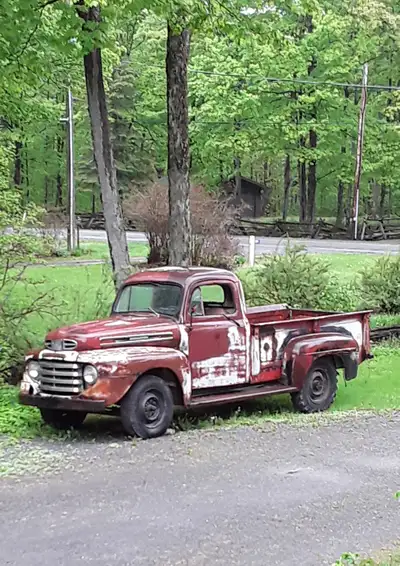 1949 Mercury M-68 pickup truck from Alberta. Good truck to hot-rod, rat-rod, restore, or this would...