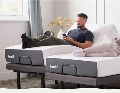 LIT ELECTRIQUE & MATELAS - ELECTRIC BED BASE & MATTRESS  TWIN XL, View more