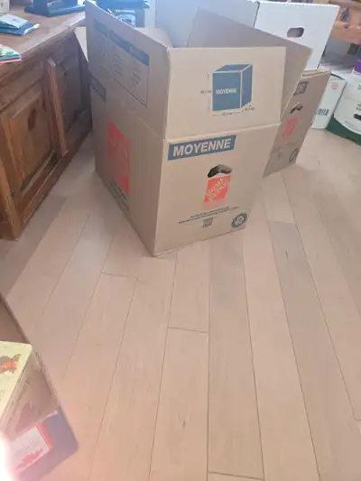 Used Cardboard boxes 38.1cmH x 58.4cmL x 38.1cmD, View more