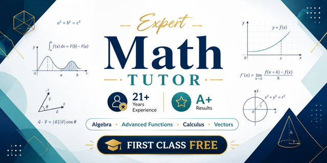 Math Made Simple — Expert Tutor $30/hr