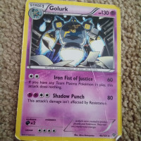 Pokémon Card 2013 Golurk Black and White Plasma Blast 46/101