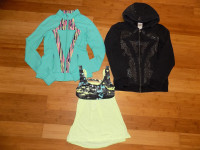 Ivivva 3 item lot: Perfect Your Practice Jacket, Hoody and Top!