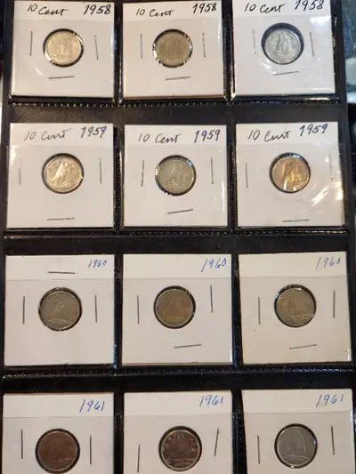 10 cents canadian Silver, View more