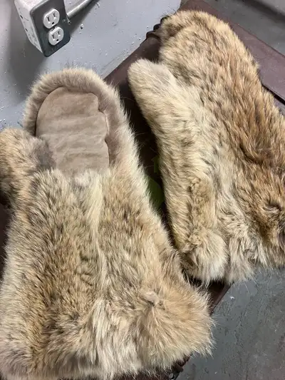 fur mittens - super warm!, View more