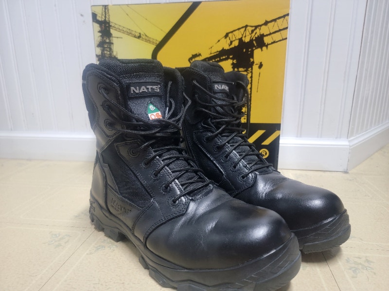 NATS SCA APPROVED STEEL TOE WORK BOOTS Men's Shoes Cape Breton Kijiji